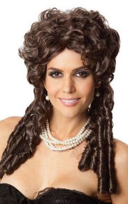 H038 Princess Belle And Scarlett OHara Costume Wig